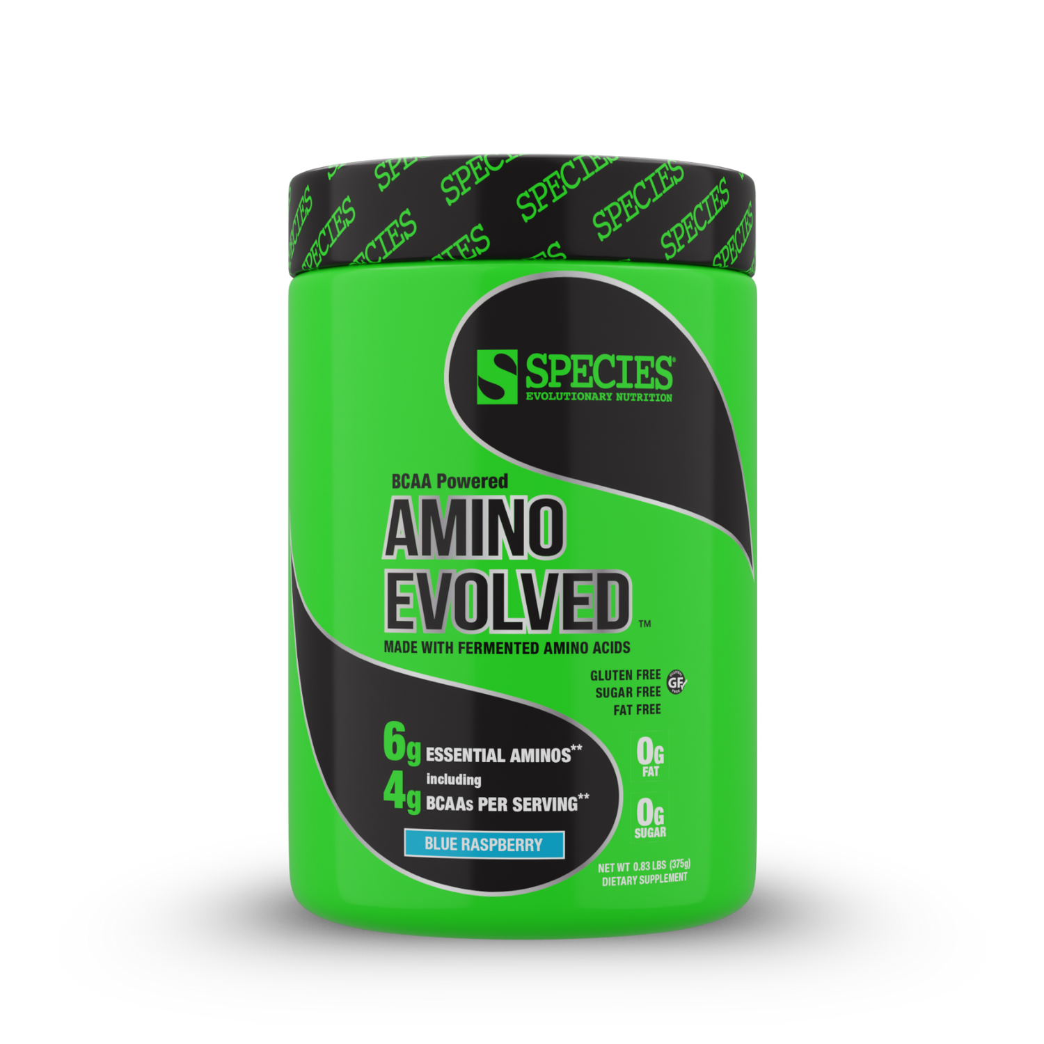 Amino Evolved Blue Raspberry - Front