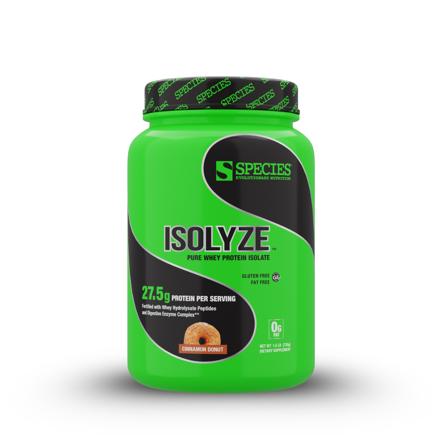 Isolyze 22 Serve Cinnamon Donut - Front