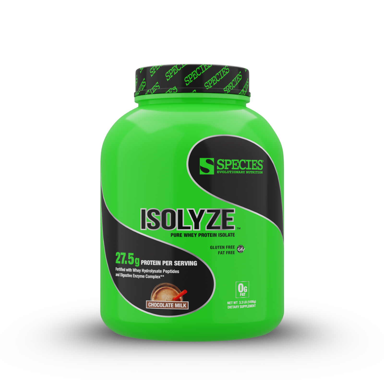 Isolyze 44 Serve Chocolate Milk - Front