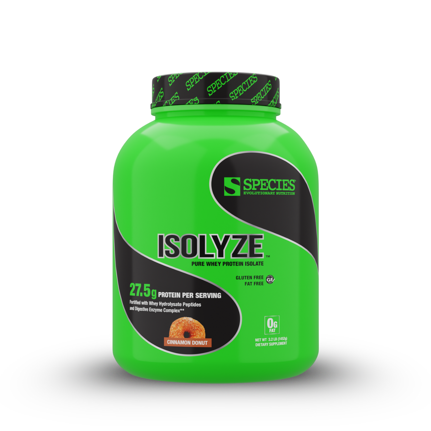 Isolyze 44 Serve Cinnamon Donut - Front