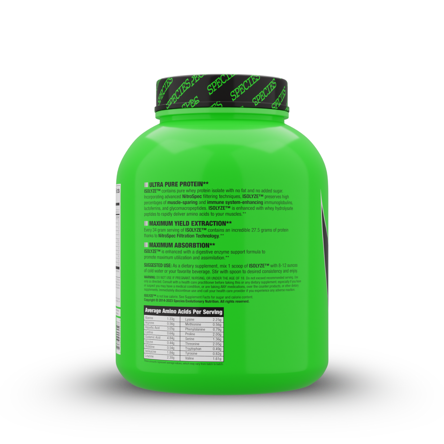 Isolyze 44 Serve Vanilla Ice Cream - Side