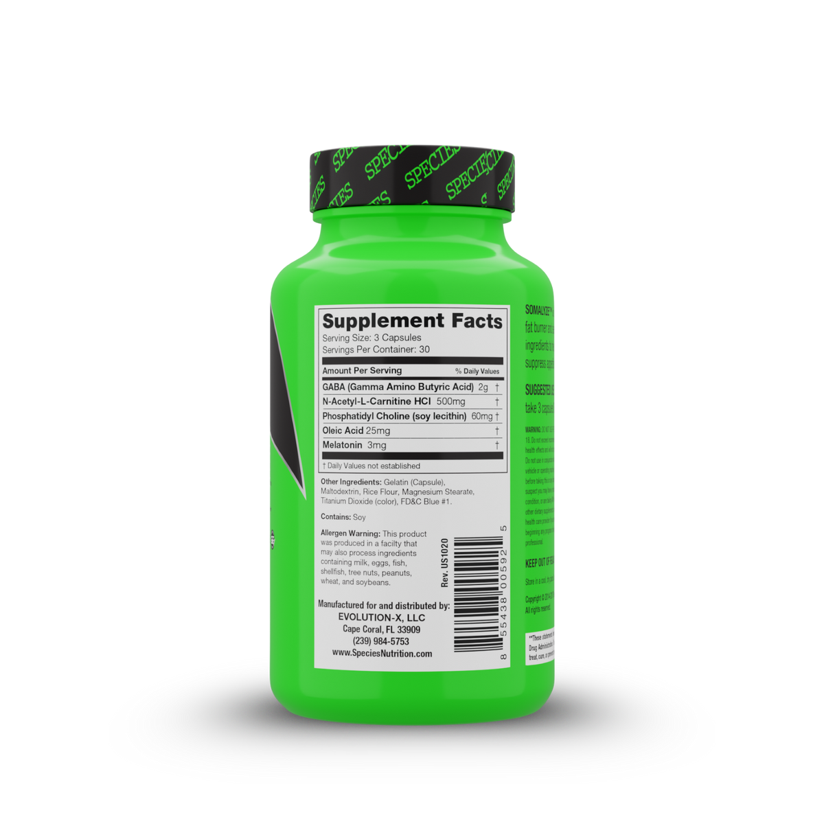 SOMALYZE Nighttime Fat Burner by SPECIES Nutrition – Species Nutrition