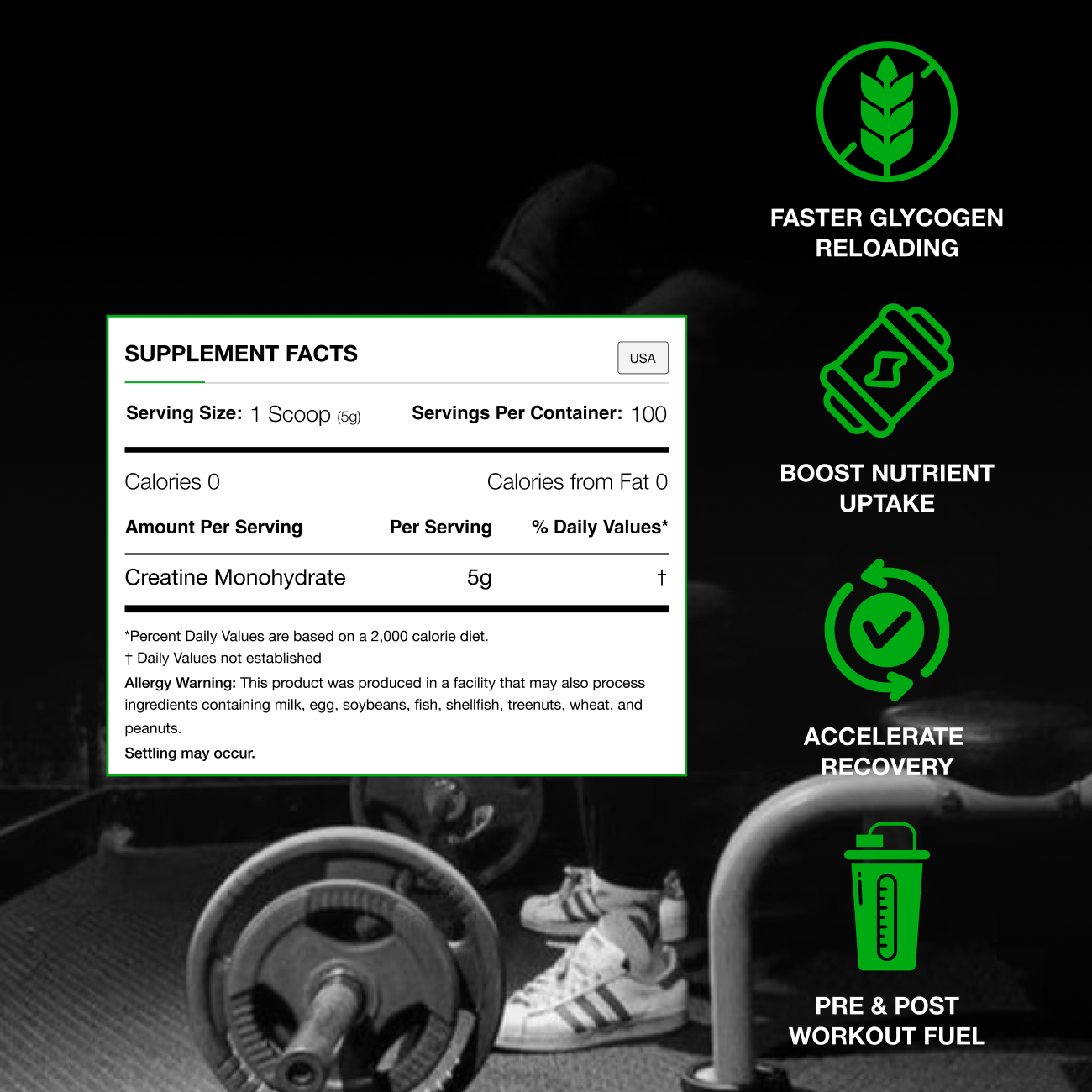 Crealyze - Supplement Facts
